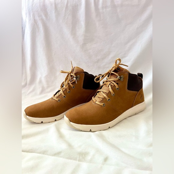 TIMBERLAND Boltero Leather Hiker Boots (Boys Size 6 = Womens Size 8) NEW! - Picture 2 of 9